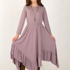 Joyfolie Zonia Maxi Dress in Dusty Lavender Size 6 NWT